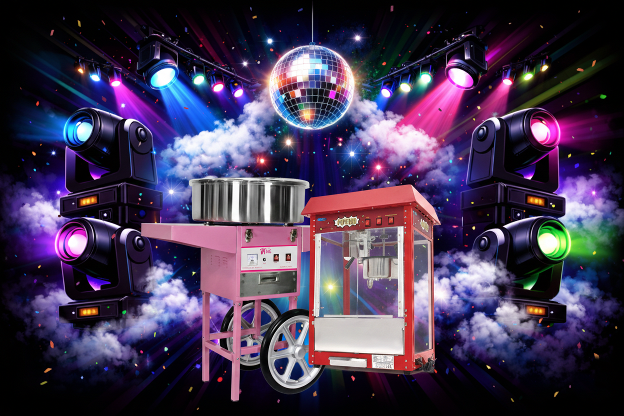 funfood pakket popcorn en suikerspin huren Rotterdam