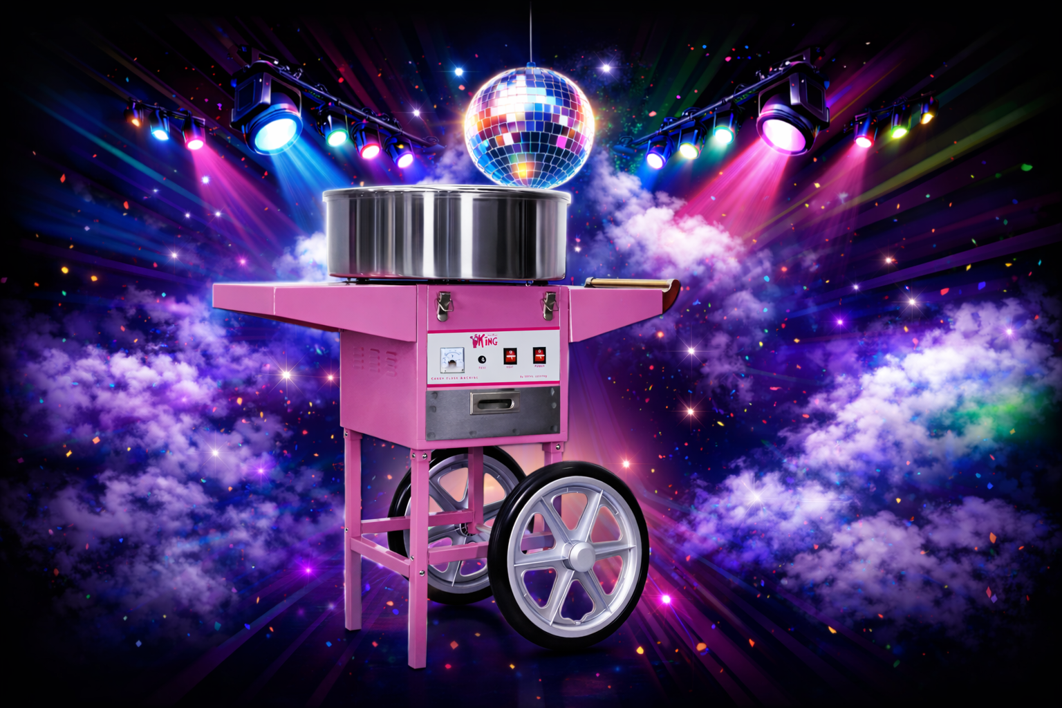 suikerspin machine huren Rotterdam